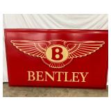 85X50 Embossed Lexan Bentley Sign from North Carolina Dealership