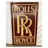 Embossed Rolls-Royce Dealership Sign Made of Lexan, 50 x 85 in.
