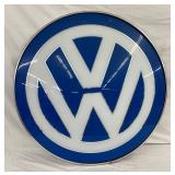 Volkswagen 45-Inch Lexan Convex Sign with Frame