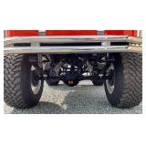 Rear-end Components/suspension are high performance 