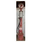 Original Fire Chief Fry 17R Visible Gas Pump with 5-Gallon Glass Cylinder by Guaranteed Liquid Measu