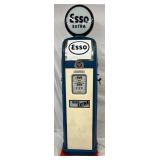  National 838 Gas Pump with Esso Branding and Globe