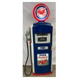 Bennett Model 1066 Gas Pump with Pure Firebird Advertising Globe