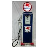 Tokheim Model 39 Gas Pump with Mobilgas Branding and Pegasus Globe