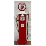 Erie Clockface Replica Metal Gas Pump, 1980s