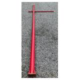 21-Foot Amoco Small Sign Pole with Arm and Finials