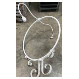 42 in power coated Colonial sign pole frame with lights