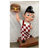 56 x 84 1/2 Inch Fiberglass Big Boy Statue