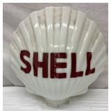 17-Inch Shell Milk Glass Globe 