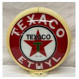 Texaco Ethyl Gasoline Globe with 13-Inch Glass Lenses and Plastic Body by Capco