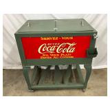 31” x 33 1/2” Coca-Cola Ice Box Chest with Double Door