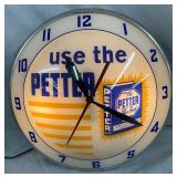 Original Double Bubble Advertising Clock for ‘The Petter Blue Book’