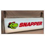72x24 Light-Up Snapper Embossed Sign with Mounted Brackets