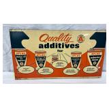 15 x 8 Inch Atlas Rack Sign with Motor Oil and Additive Graphics