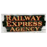 39 x 15 Porcelain Railway Express Agency Sign