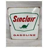 12 x 13 1/2 Inch Sinclair Dino Gasoline Pump Plate
