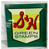 1962 Double-Sided S&H Green Stamps Flange Sign, 19 x 21 Inches