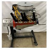 Chevrolet-Themed Metal Engine Grill with Stand and Accessories