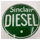 Sinclair Diesel Gas Pump Lens, 13 Inches