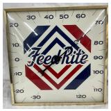 12-Inch Feed-Rite Thermometer by Pam Clock Co.