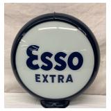 Esso Extra Gasoline Globe with 13-Inch Glass Lenses and Plastic Body