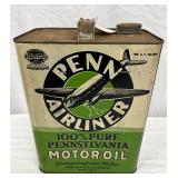 Penn Airliner 2-Gallon Motor Oil Can by Wright Oil Company