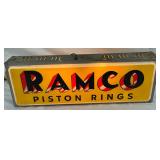 25″ x 8″ x 4″ Double-Sided Plastic Ramco Light-Up Sign