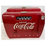 Early All-Original Coca-Cola Cooler Radio