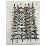 Original Visible Gas Pump Number Inserts