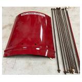 Gas Pump Replacement Parts Including Red Panel and Rods