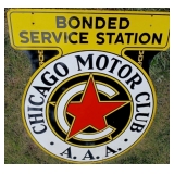 BONDED SERVICE STATION SIGN 
