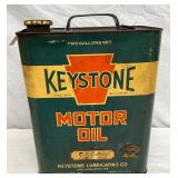 2G. KEYSTONE MOTOR OIL CAN 