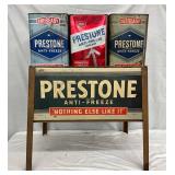 PRESTONE ANTIFREEZE RACK W/CANS 