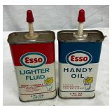 (2) 4OZ. ESSO TINS 