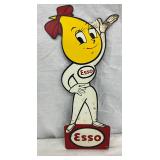 1964 Esso Die-Cut Metal ‘Squirt Girl’ Advertising Sign