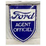 24 x 33″ Porcelain Two-Sided Ford Dealership Sign