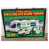 1998 Hess Recreation Van Advertisement, 60″ x 43″, Plastic
