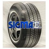 23″ x 31″ Metal Advertising Sign Featuring Sigma Tire Graphic