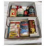Vintage Automotive Oil Cans, Additives, and Model Cars with Packaging