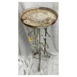 Original Metal Atlantic Motor Oil Can Display Stand