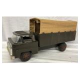 Marx 18 1/2-Inch Army Truck Hauler with Canvas Cover