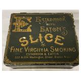 Estabrook & Eaton’s Slice Tobacco Tin, Fine Virginia Smoking