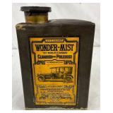 Vintage One-Quart Winder-Mist Cleaner and Polisher Metal Can