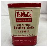FoMoCo Wax Treated Dusting Cloth Tin, Model IA-19517