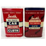 LassTik Wax Treated Cloth Tins for Automobiles and Furniture