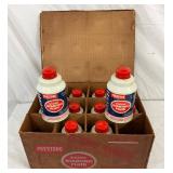 Vintage Prestone Engine Starting Fluid Case with 12 Unopened 11 Fl. Oz. Cans