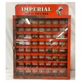 Imperial Brass Fittings Wall-Mounted Metal Cabinet with Glass Front, 17×23 Inches