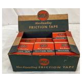 8 X 5 1/2 Gulf Non-Ravelling Friction Tape Display Box with 16 Unopened Boxes