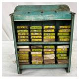 Metal Buss Fuses Display Cabinet with Contents, 6 1/2″ x 8″