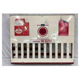 27×21 Lucky Strike Metal Cigarette Display with Pall Mall and Hit Parade Graphics